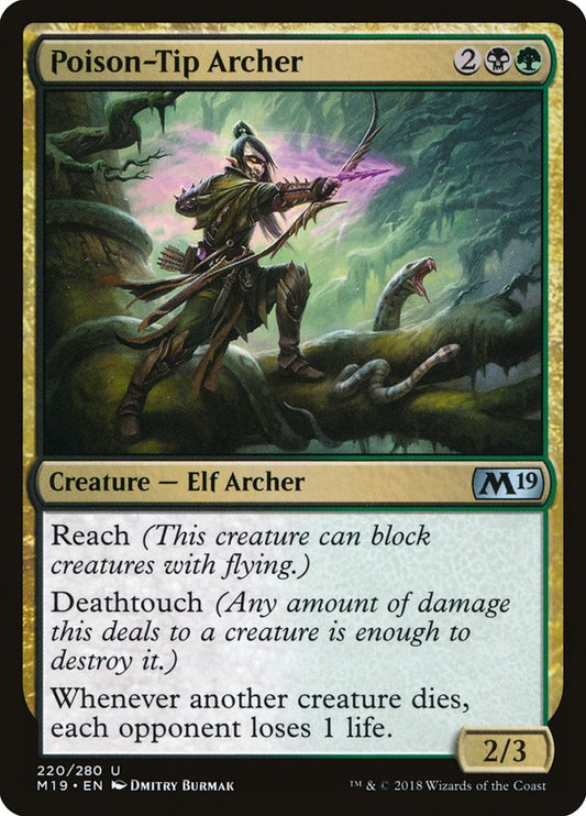 Poison-Tip Archer [Core Set 2019] [Foil]
