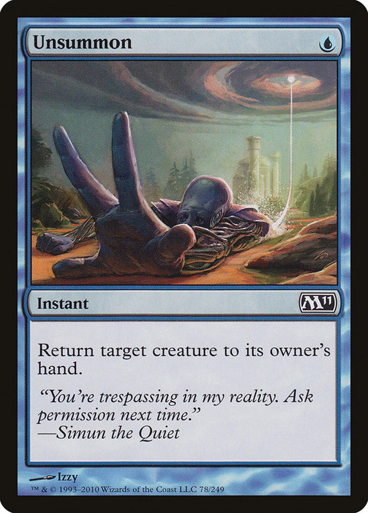 Unsummon [Core Set 2011]
