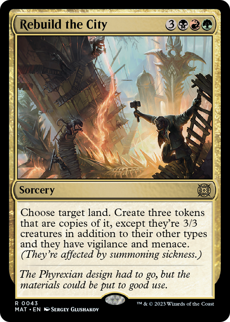 Rebuild the City [March of the Machine: The Aftermath] [Foil]