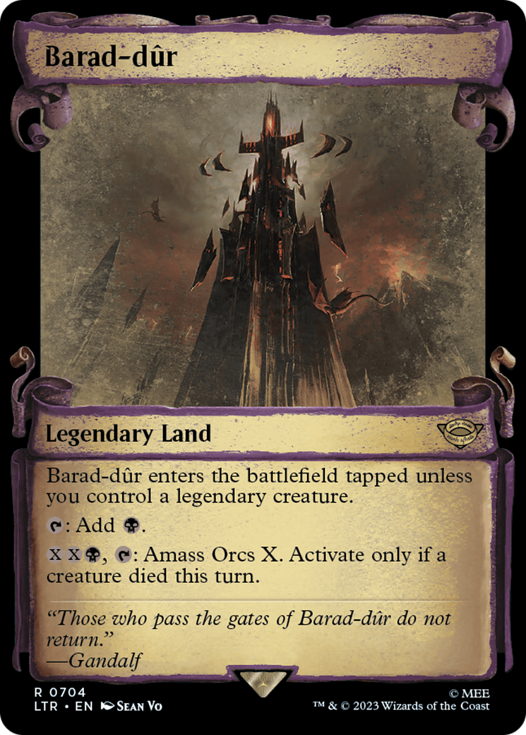 Barad-dur [The Lord of the Rings: Tales of Middle-Earth Showcase Scrolls] [Foil]