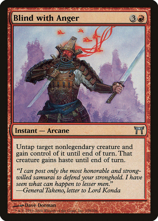 Blind with Anger [Champions of Kamigawa] [Foil]