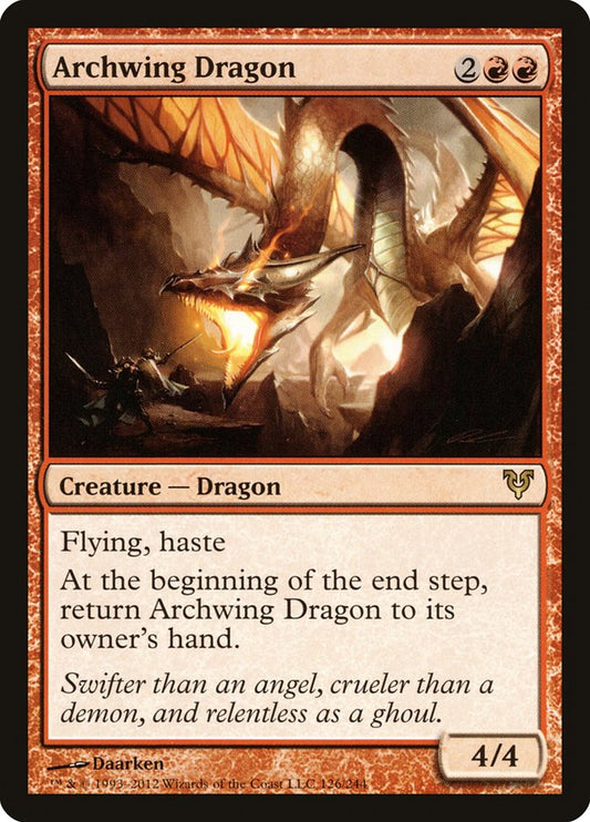 Archwing Dragon [Avacyn Restored] [Foil]
