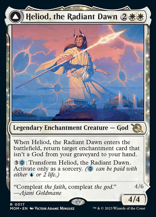 Heliod, the Radiant Dawn // Heliod, the Warped Eclipse [March of the Machine] [Foil]