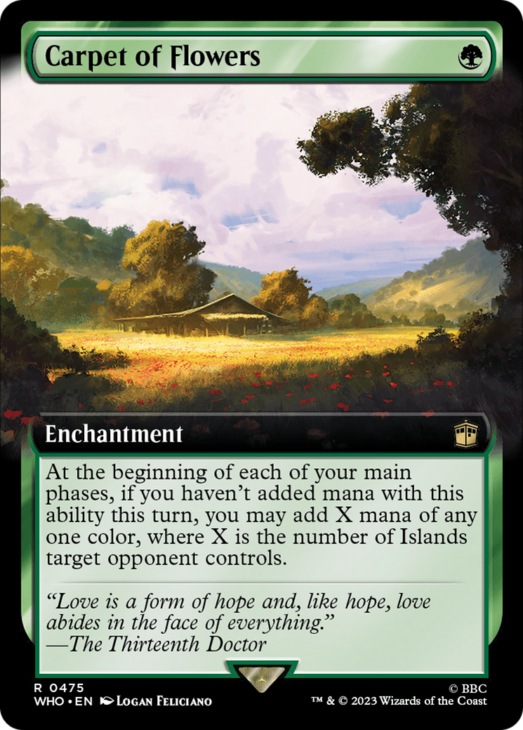 Carpet of Flowers (Extended Art) [Doctor Who] [Foil]