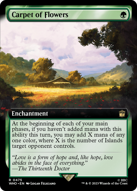Carpet of Flowers (Extended Art) [Doctor Who] [Foil]