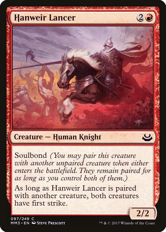 Hanweir Lancer [Modern Masters 2017] [Foil]