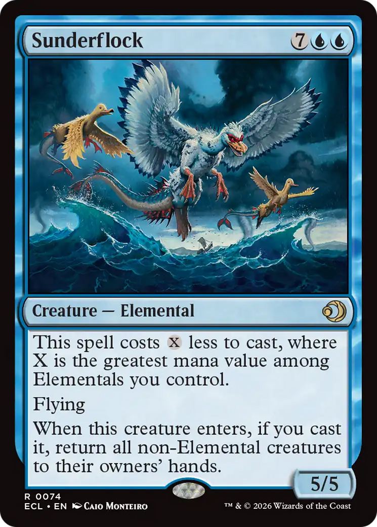 Sunderflock [Lorwyn Eclipsed] [Foil]