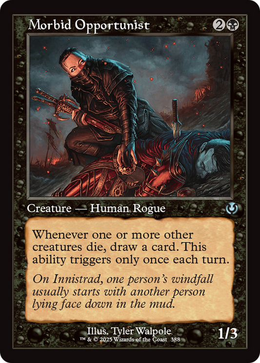 Morbid Opportunist (Retro Frame) [Innistrad Remastered] [Foil]