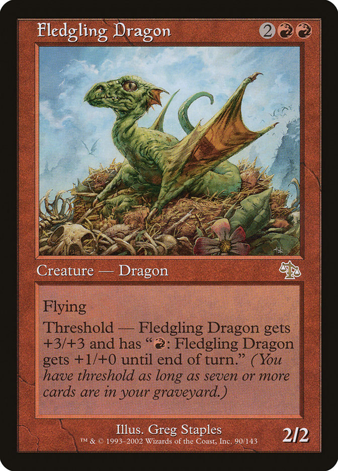 Fledgling Dragon [Judgment] [Foil]