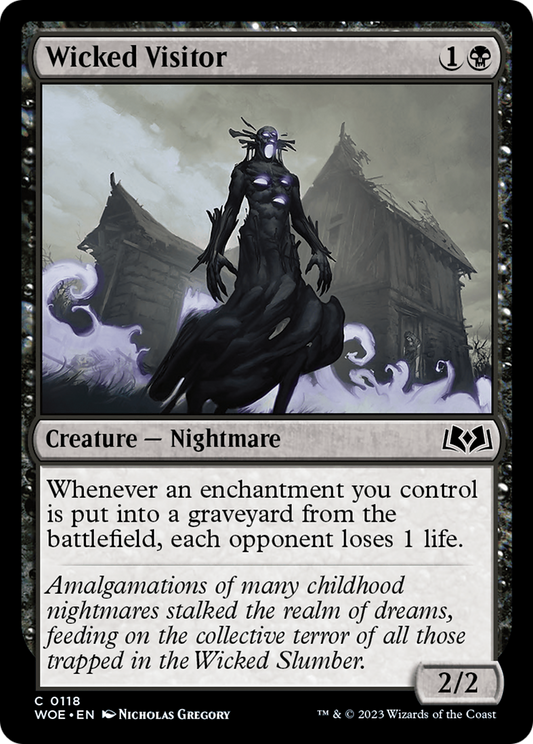 Wicked Visitor [Wilds of Eldraine] [Foil]