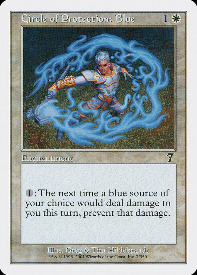 Circle of Protection: Blue [Seventh Edition] [Foil]