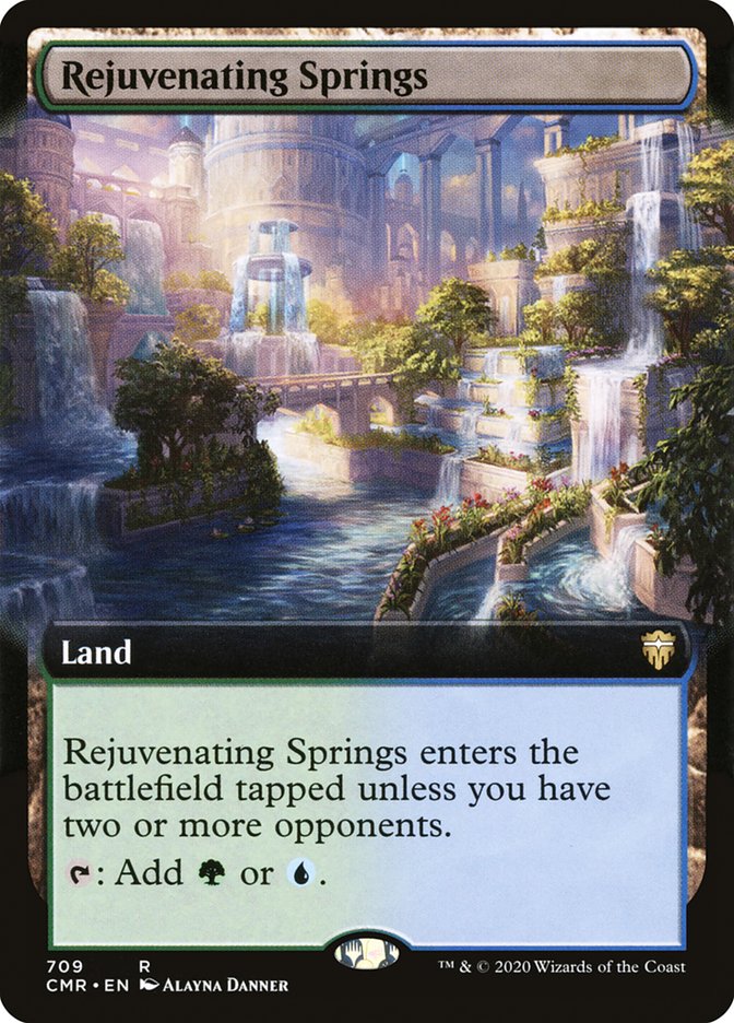 Rejuvenating Springs (Extended Art) [Commander Legends] [Foil]