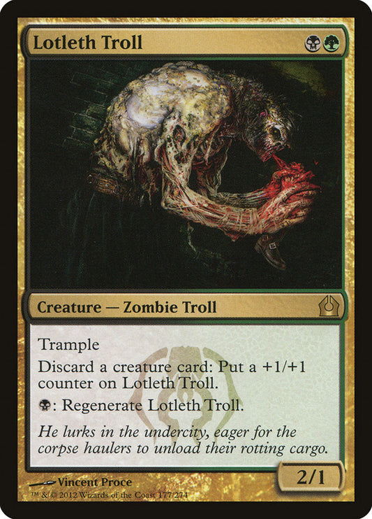 Lotleth Troll [Return to Ravnica] [Foil]