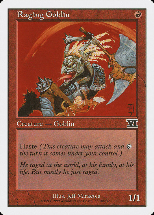 Raging Goblin [Sixth Edition]