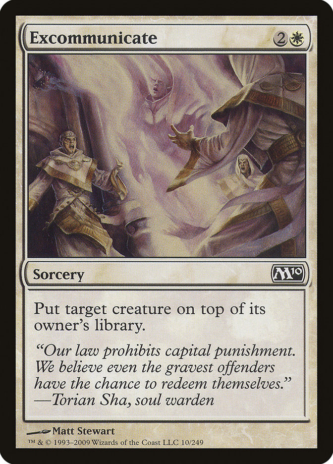 Excommunicate [Core Set 2010]