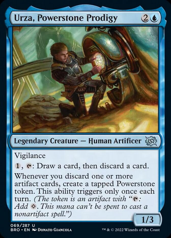 Urza, Powerstone Prodigy [The Brothers' War] [Foil]