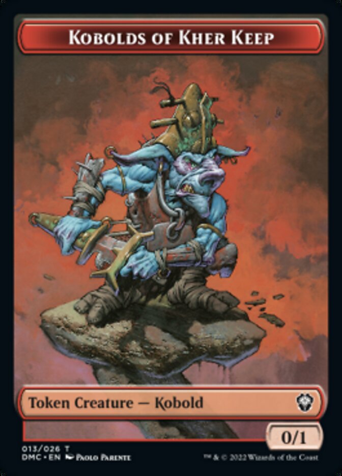 Kobolds of Kher Keep Token [Dominaria United Commander Tokens] [Foil]