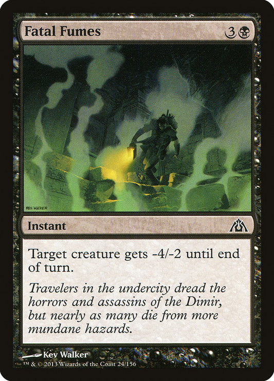 Fatal Fumes [Dragon's Maze] [Foil]