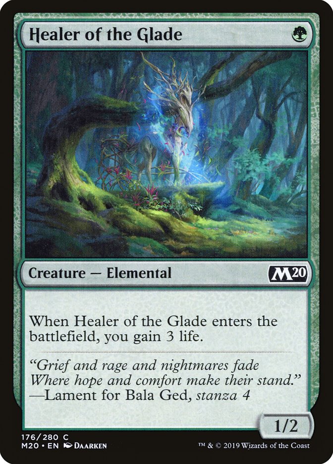 Healer of the Glade [Core Set 2020] [Foil]