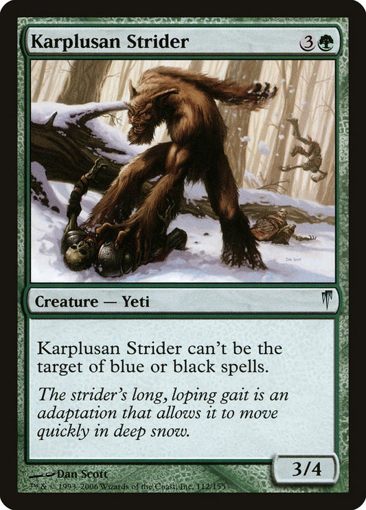 Karplusan Strider [Coldsnap] [Foil]