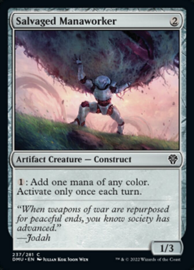 Salvaged Manaworker [Dominaria United] [Foil]
