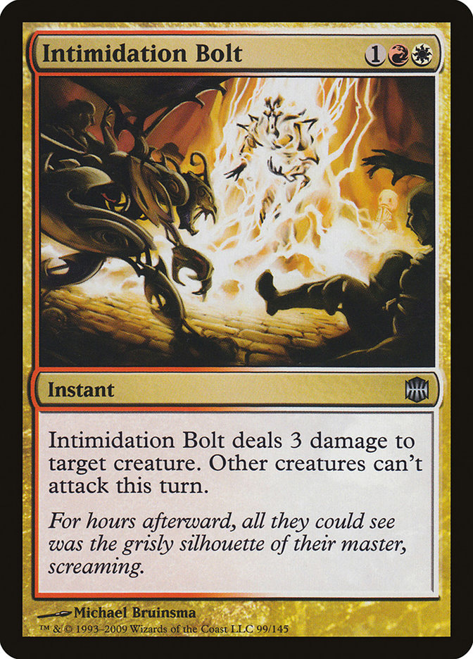 Intimidation Bolt [Alara Reborn] [Foil]