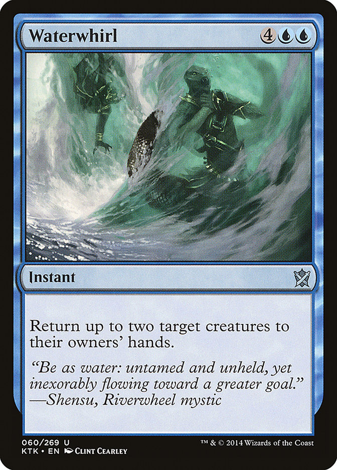 Waterwhirl [Khans of Tarkir] [Foil]