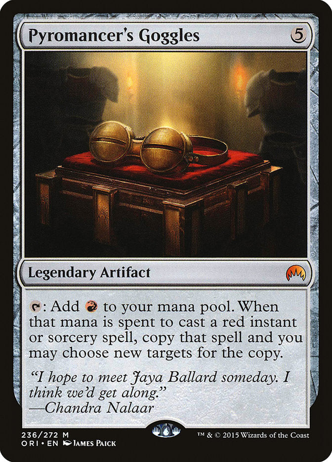 Pyromancer's Goggles [Magic Origins] [Foil]