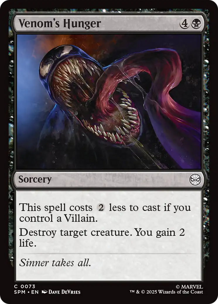 Venom's Hunger [Marvel's Spider-Man] [Foil]