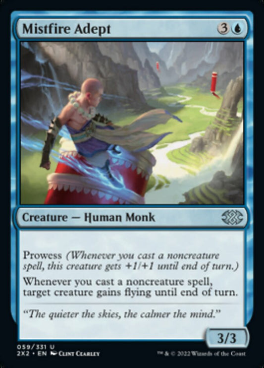 Mistfire Adept [Double Masters 2022] [Foil]