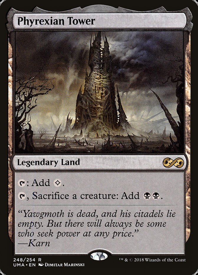 Phyrexian Tower [Ultimate Masters] [Foil]