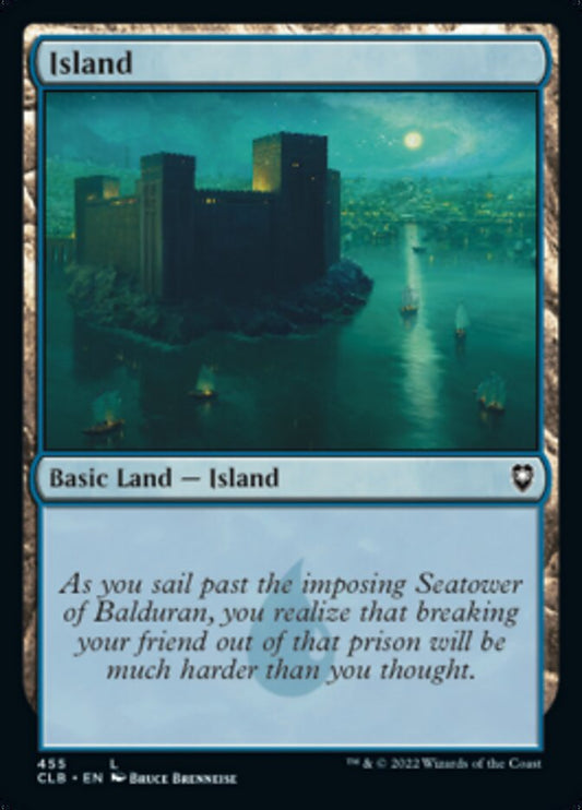 Island (455) [Commander Legends: Battle for Baldur's Gate] [Foil]