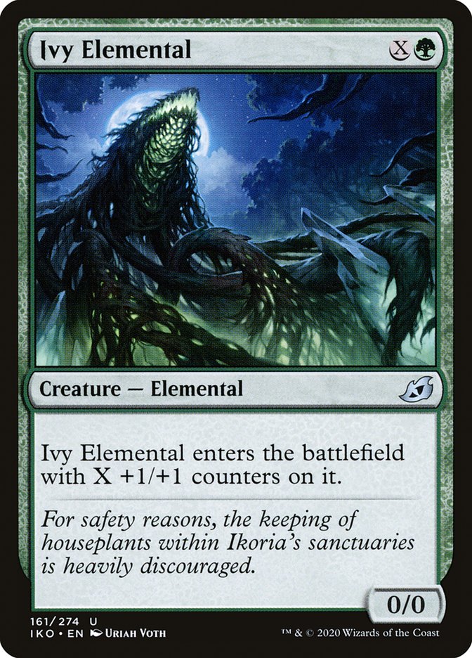 Ivy Elemental [Ikoria: Lair of Behemoths] [Foil]