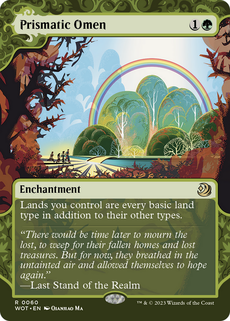 Prismatic Omen [Wilds of Eldraine: Enchanting Tales] [Foil]