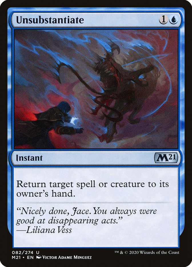 Unsubstantiate [Core Set 2021] [Foil]
