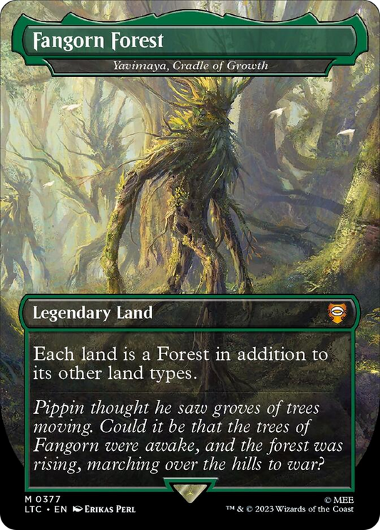 Fangorn Forest - Yavimaya, Cradle of Growth [The Lord of the Rings: Tales of Middle-Earth Commander] [Foil]