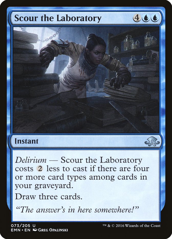 Scour the Laboratory [Eldritch Moon] [Foil]
