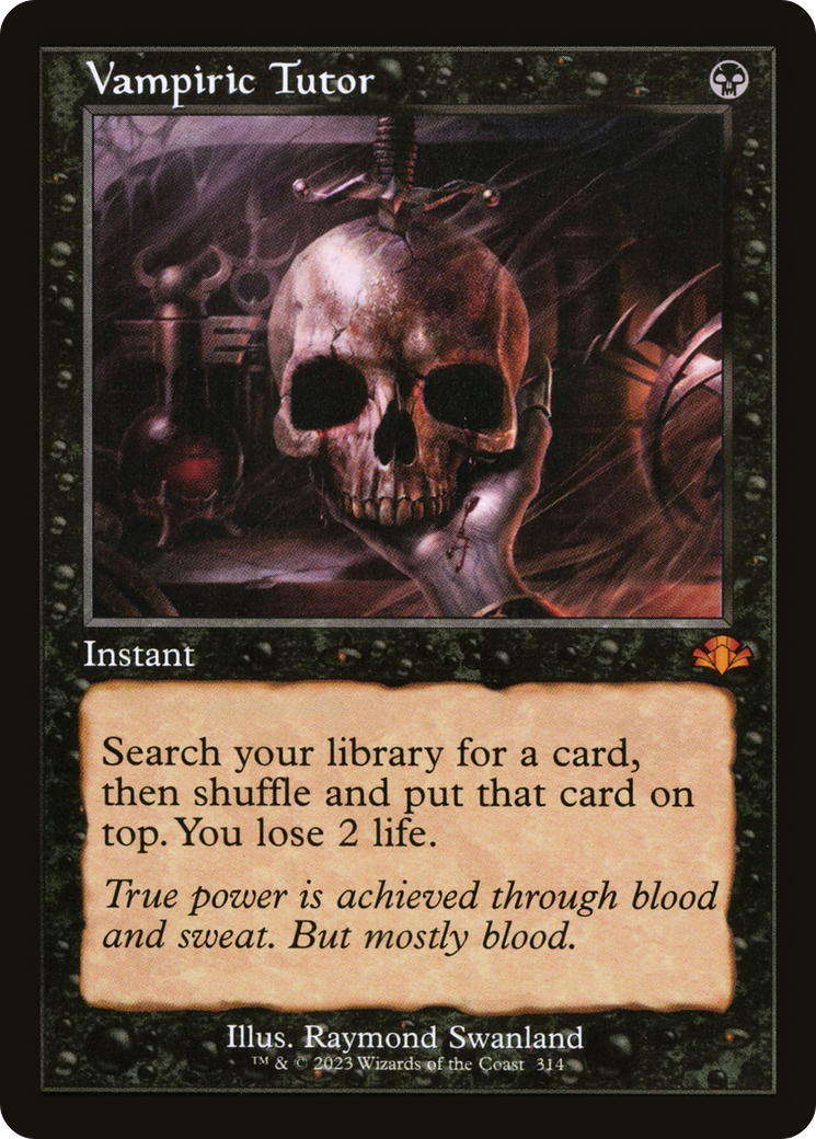 Vampiric Tutor (Retro) [Dominaria Remastered] [Foil]