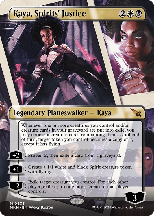 Kaya, Spirits' Justice (Borderless) [Murders at Karlov Manor] [Foil]