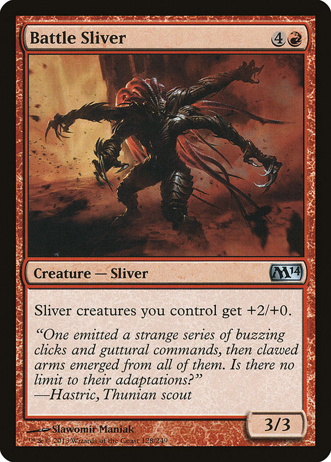 Battle Sliver [Core Set 2014] [Foil]