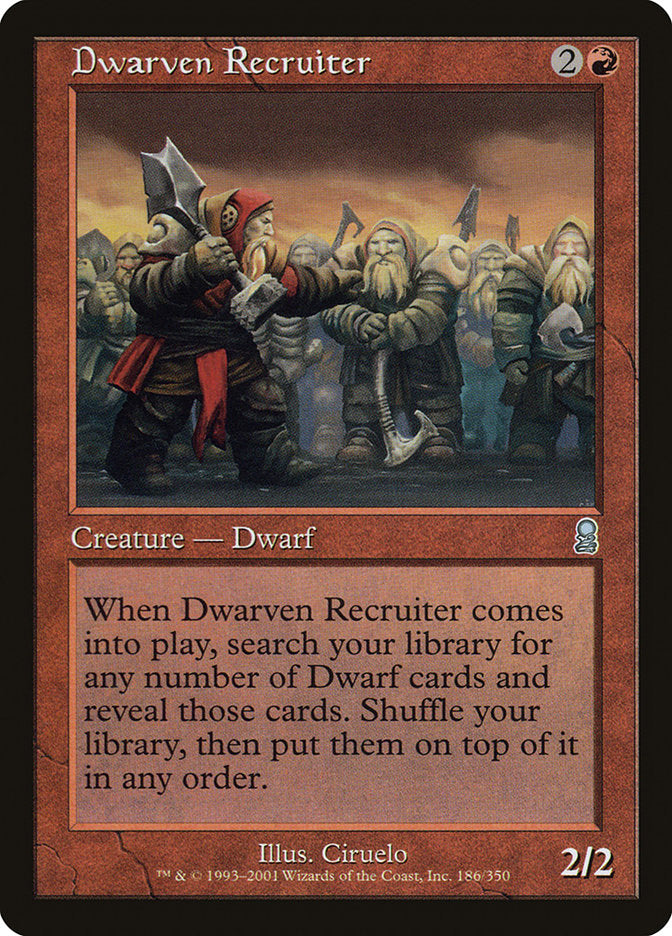 Dwarven Recruiter [Odyssey] [Foil]