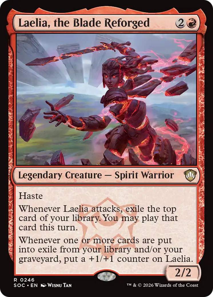 Laelia, the Blade Reforged [Secrets of Strixhaven Commander] [Foil]