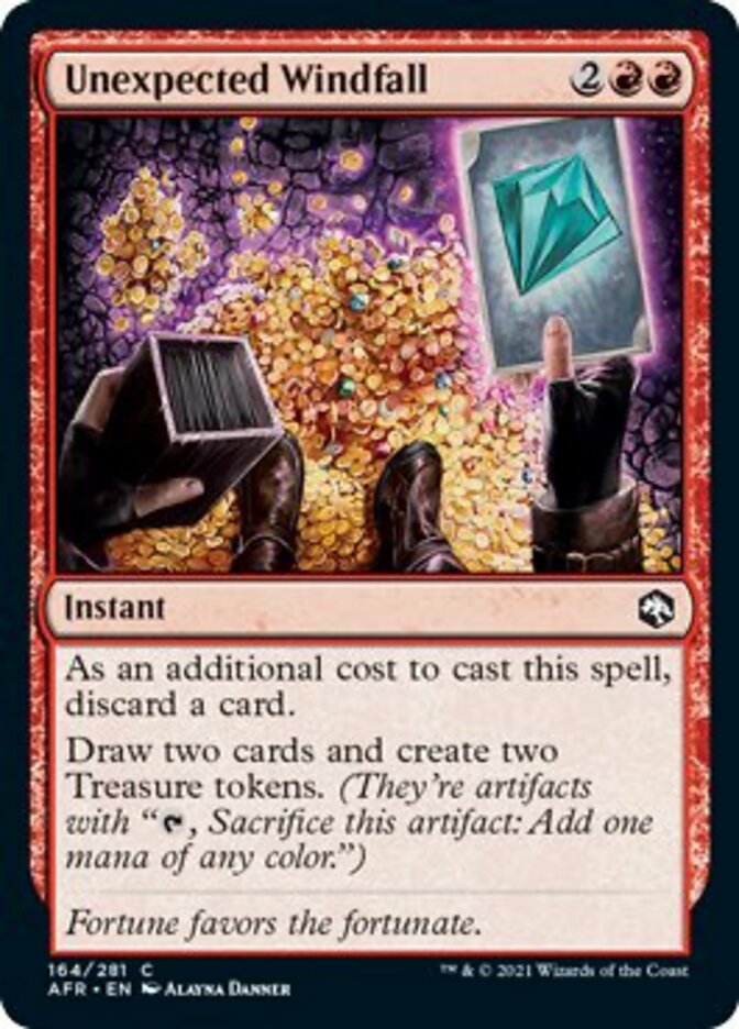 Unexpected Windfall [Dungeons & Dragons: Adventures in the Forgotten Realms] [Foil]