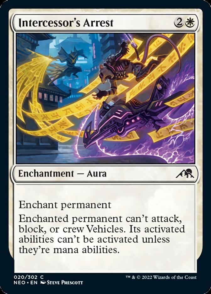 Intercessor's Arrest [Kamigawa: Neon Dynasty] [Foil]