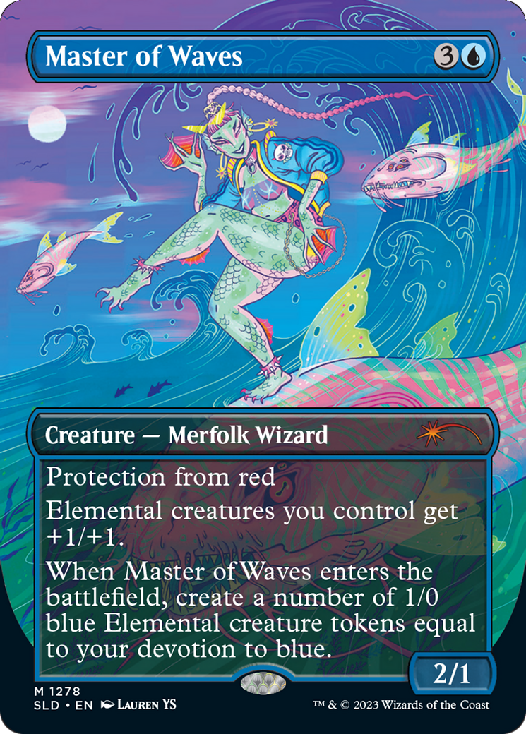 Master of Waves (Borderless) [Secret Lair Drop Series] [Foil]