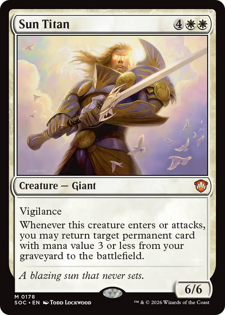 Sun Titan [Secrets of Strixhaven Commander] [Foil]