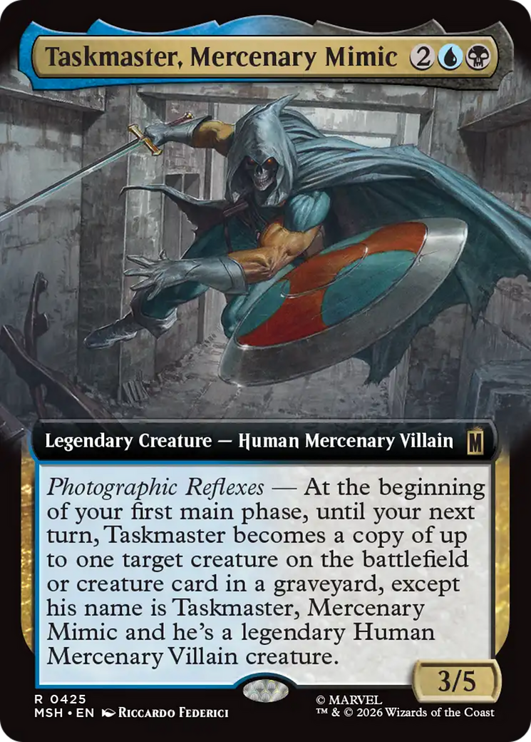 Taskmaster, Mercenary Mimic (Extended Art) [Marvel Super Heroes]