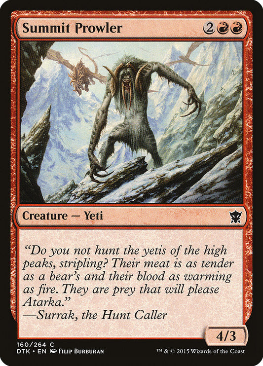 Summit Prowler [Dragons of Tarkir] [Foil]