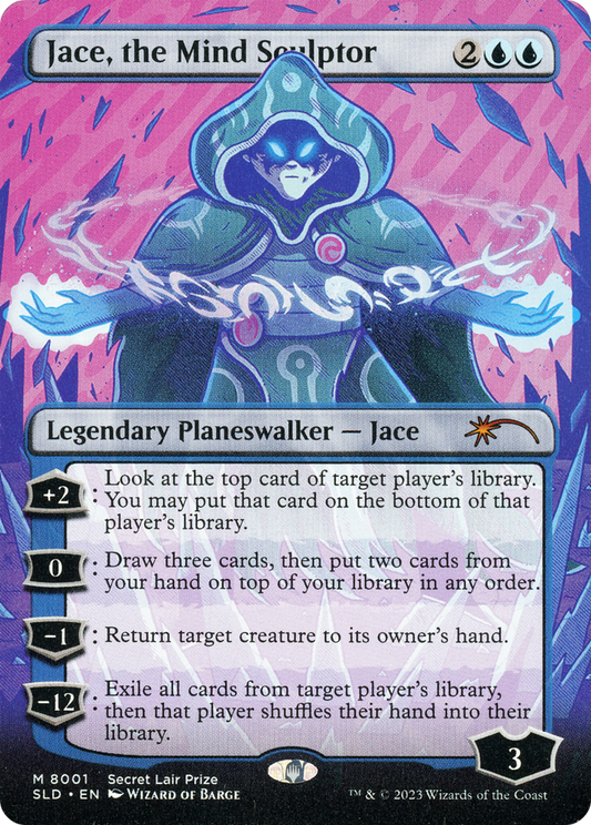 Jace, the Mind Sculptor (Borderless) [Secret Lair Drop Promos] [Foil]