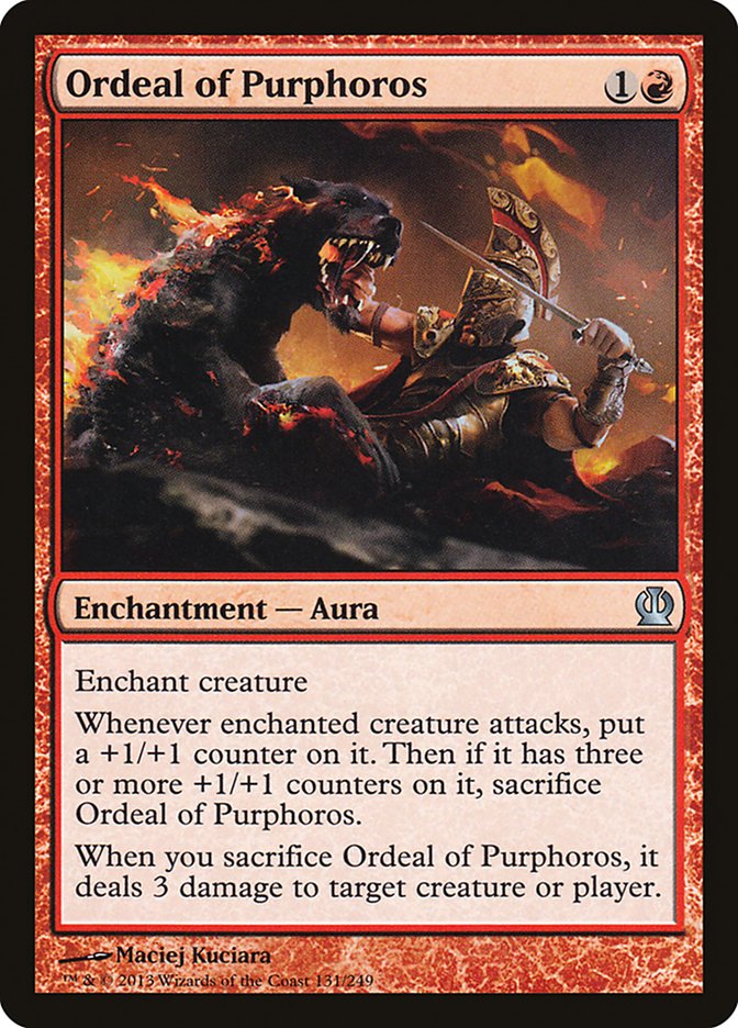 Ordeal of Purphoros [Theros] [Foil]